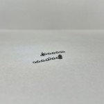 Lingual Button Chain Silver - Zincirli Buton 10lu paket